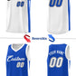Custom Royal White Double Side Tops Athletic Basketball Jersey Limited