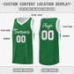 Custom Green White Double Side Tops Basketball Jersey Limited