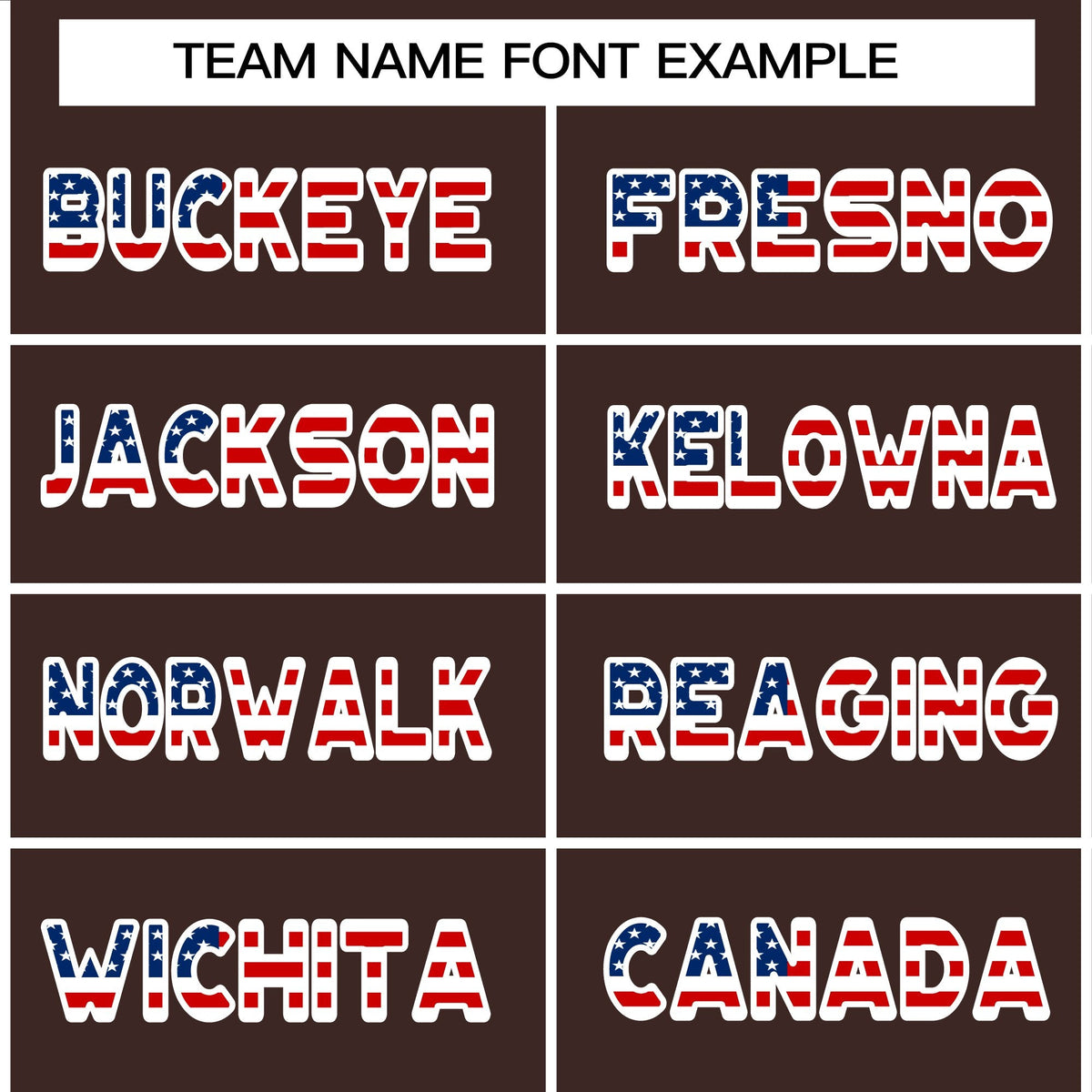 Custom Brown White-Navy American Flag Authentic Baseball Jersey Limited