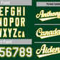 Custom Green White Yellow Classic Style Authentic Baseball Jersey Limited