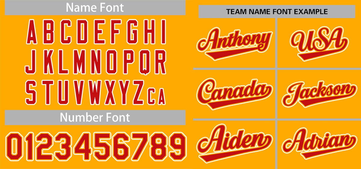 Custom Yellow Red-White Classic Style Authentic Baseball Jersey Limited