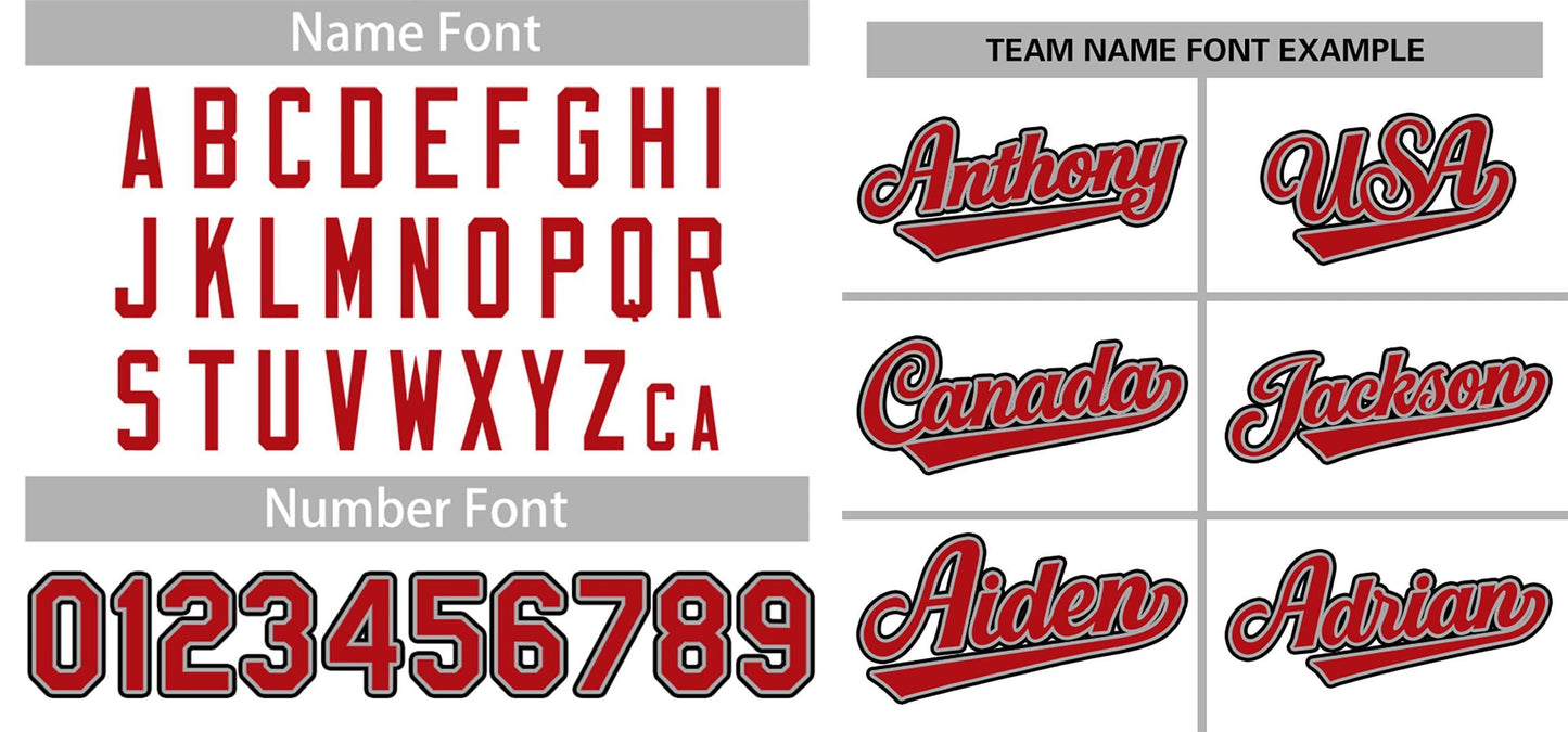 Custom White Red-White Classic Style Authentic Baseball Jersey Limited