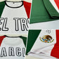 Custom Kelly Green White Red-Black Sublimation Mexican Flag Soccer Uniform Jersey Limited