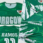 Custom Kelly Green White Sublimation Soccer Uniform Jersey Limited