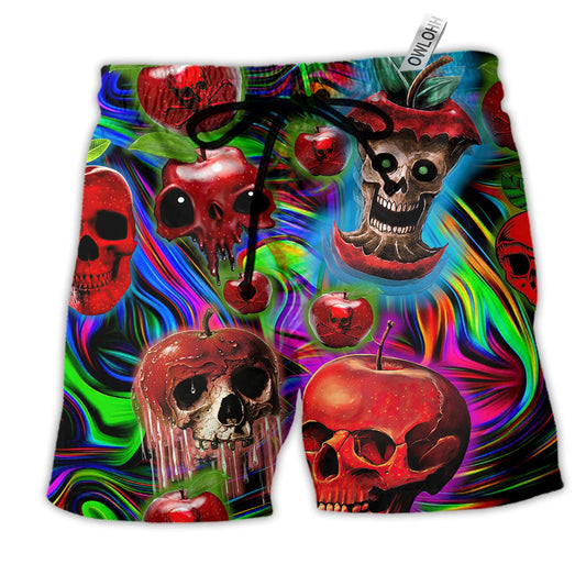 Beach Short / Adults / S Skull Love Apple Neon - Beach Short Reefox - Owls Matrix LTD
