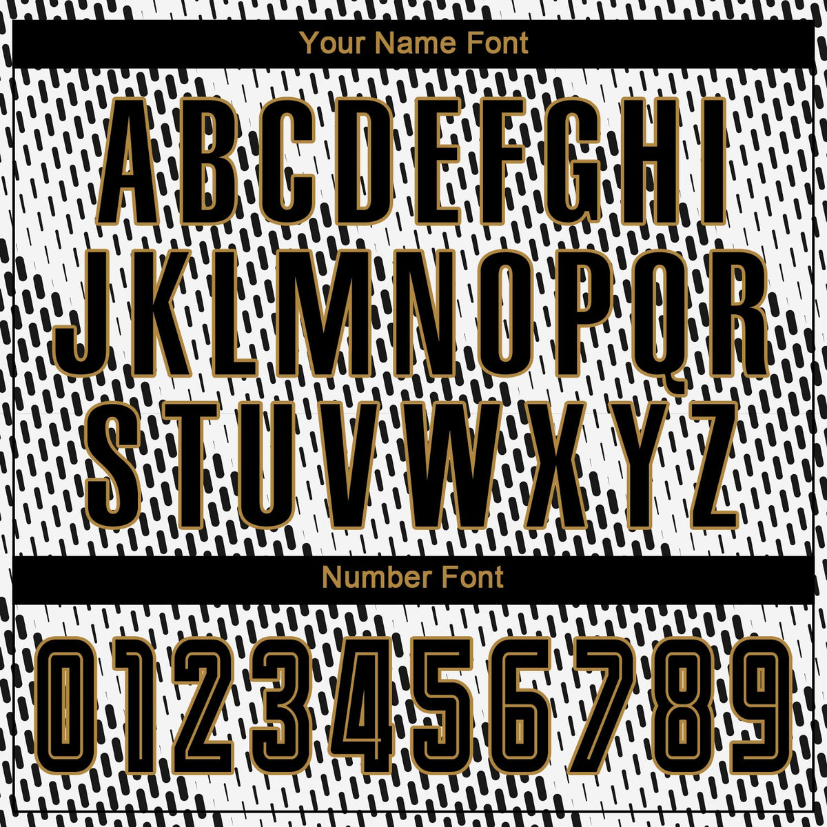 Custom White Black-Old Gold Sublimation Soccer Uniform Jersey Limited