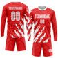 Custom Red White Sublimation Soccer Uniform Jersey Limited