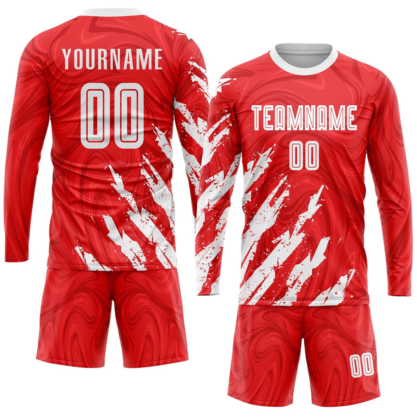 Custom Red White Sublimation Soccer Uniform Jersey Limited