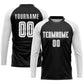 Custom Black White Sublimation Soccer Uniform Jersey Limited