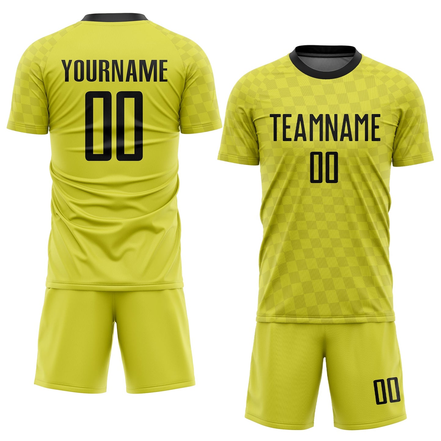Custom Gold Black Sublimation Soccer Uniform Jersey Limited