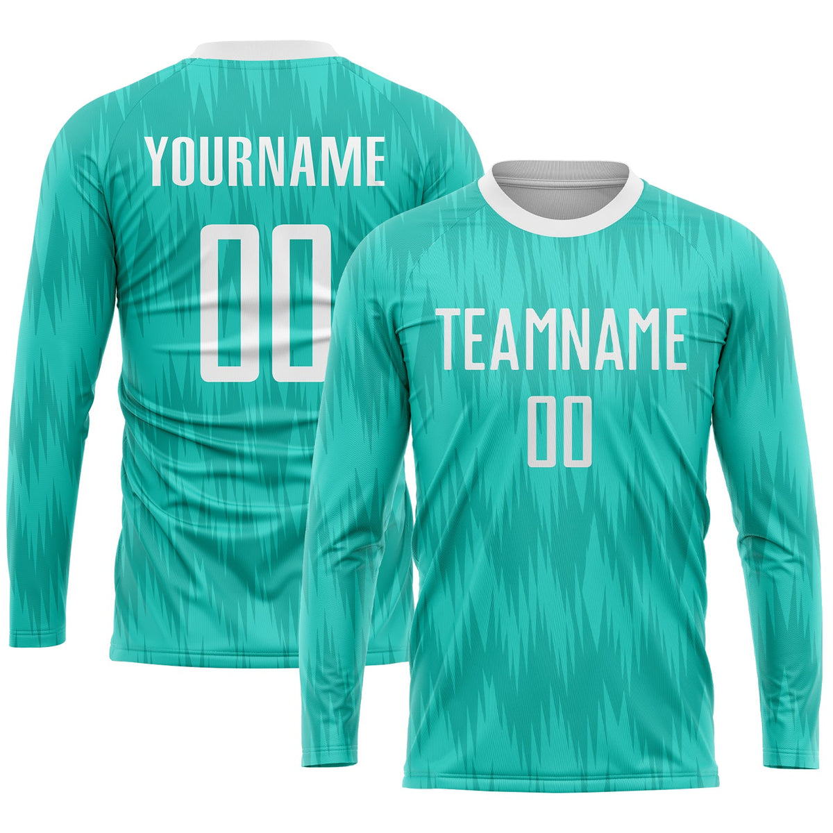 Custom Aqua White Sublimation Soccer Uniform Jersey Limited