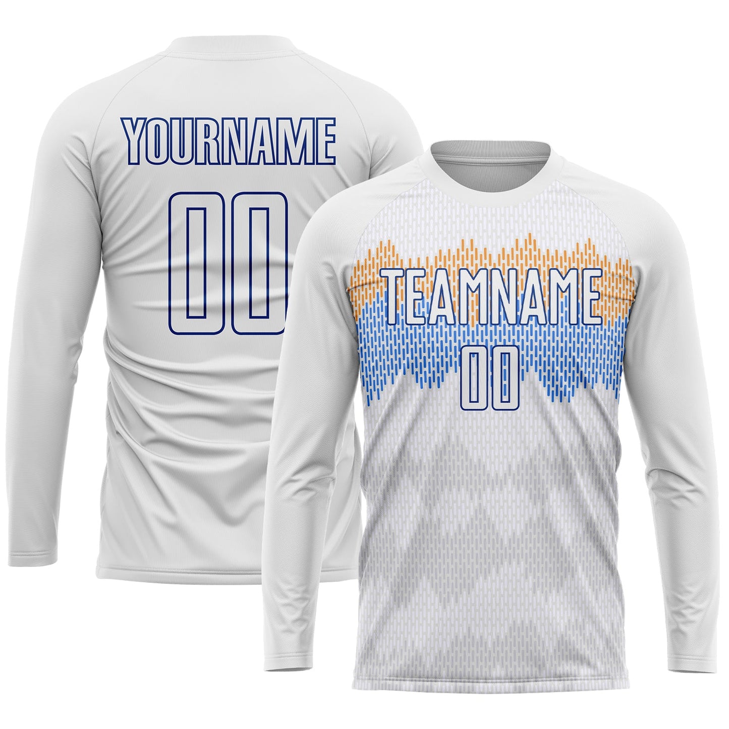 Custom White Royal Sublimation Soccer Uniform Jersey Limited