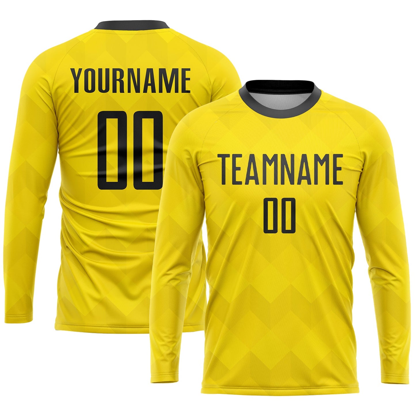Custom Gold Black Sublimation Soccer Uniform Jersey Limited