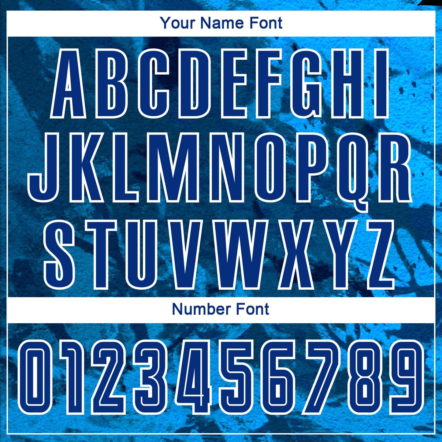 Custom Tie Dye Royal-White Sublimation Soccer Uniform Jersey Limited