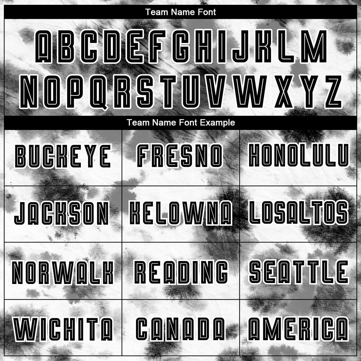 Custom Tie Dye Black-White Sublimation Soccer Uniform Jersey Limited