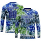 Custom Tie Dye Royal-White Sublimation Soccer Uniform Jersey Limited