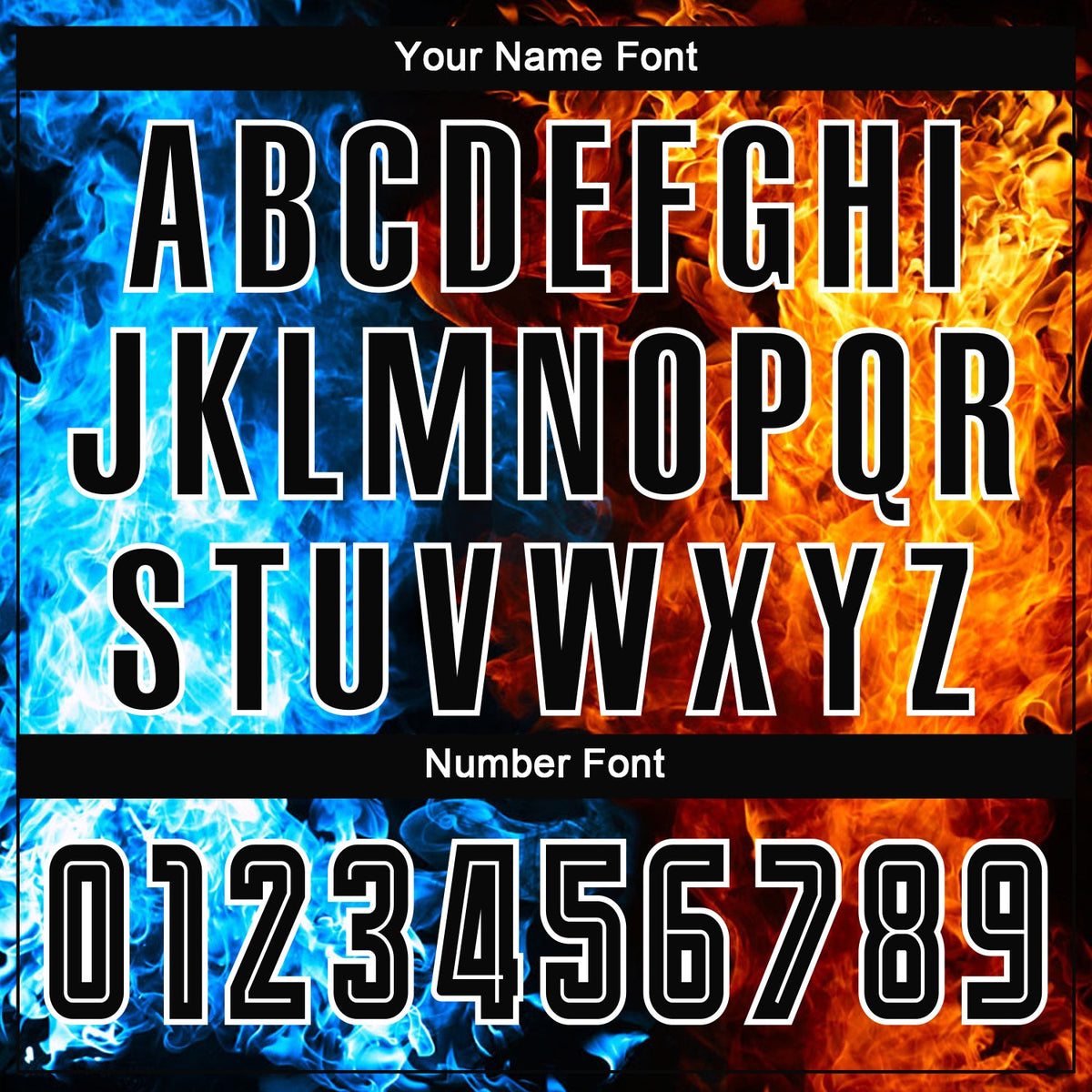 Custom Figure Black-White Flame Sublimation Soccer Uniform Jersey Limited