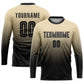 Custom Cream Black Sublimation Fade Fashion Soccer Uniform Jersey Limited