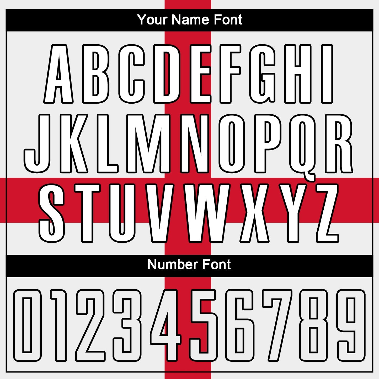 Custom White White Red-Black Sublimation Great Britain Flag Soccer Uniform Jersey Limited