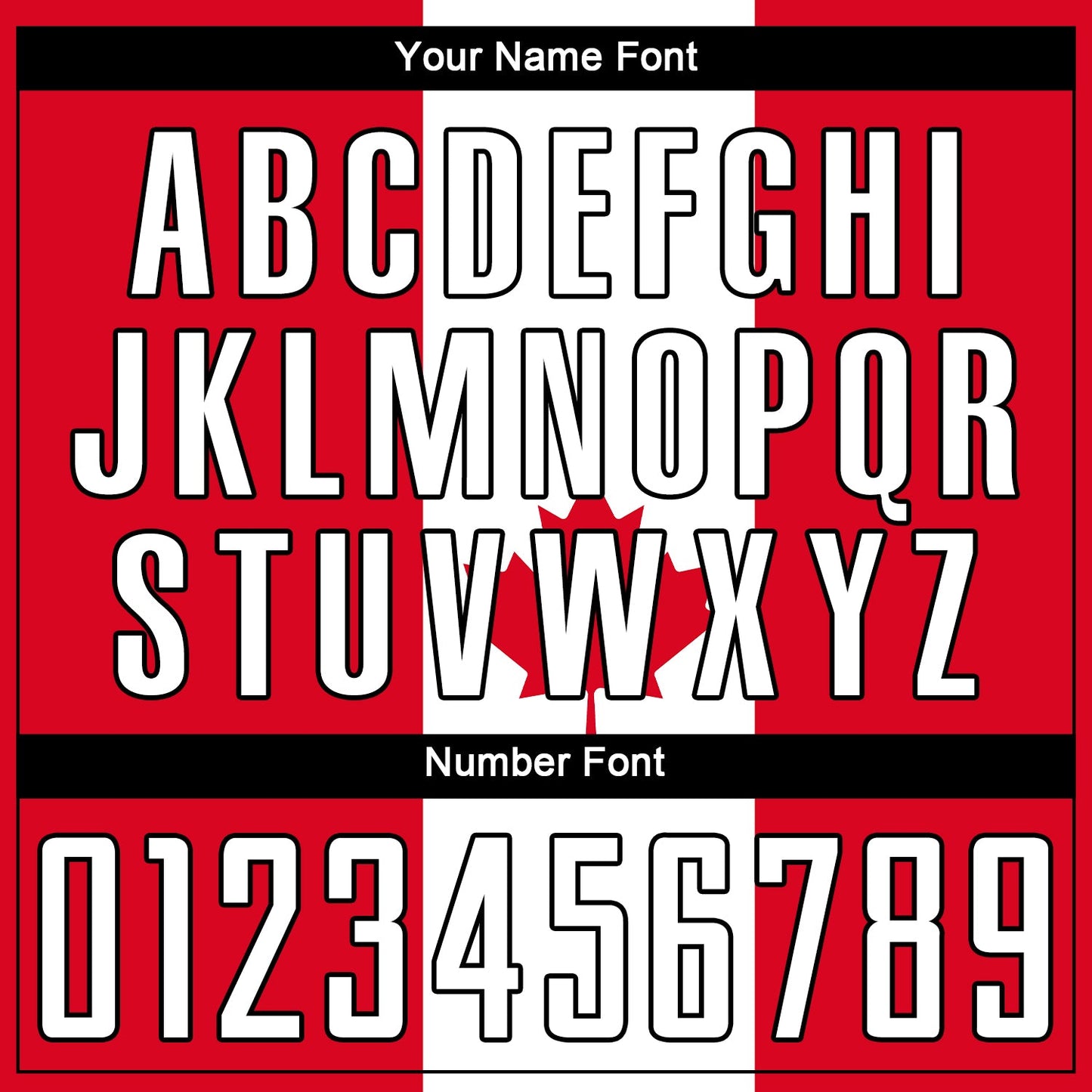 Custom Red White-Black Sublimation Canadian Flag Soccer Uniform Jersey Limited