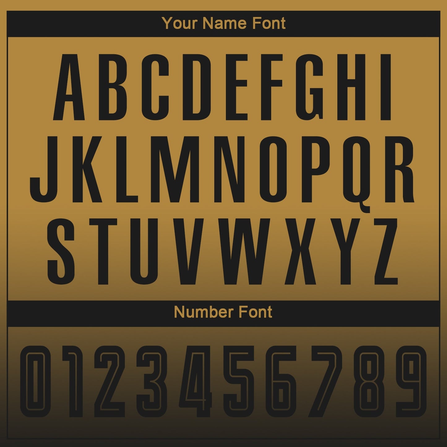 Custom Old Gold Black Sublimation Long Sleeve Fade Fashion Soccer Uniform Jersey Limited