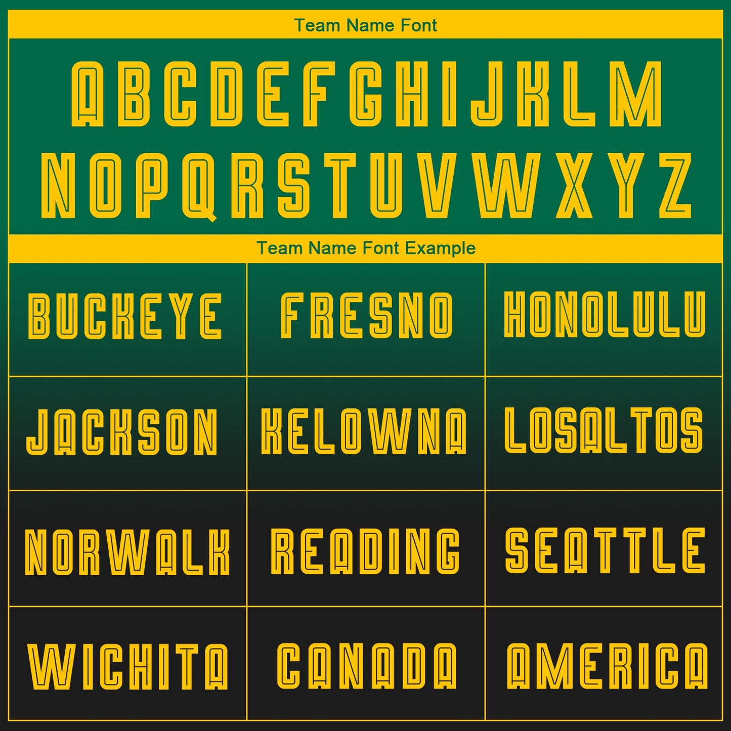 Custom Kelly Green Gold-Black Sublimation Long Sleeve Fade Fashion Soccer Uniform Jersey Limited