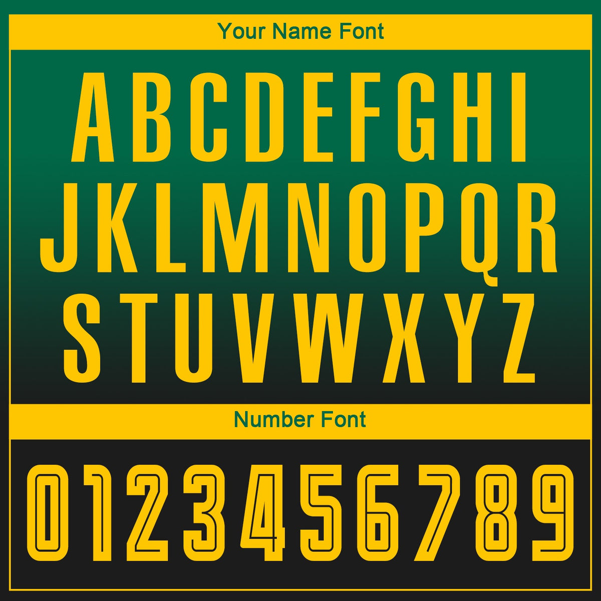 Custom Kelly Green Gold-Black Sublimation Long Sleeve Fade Fashion Soccer Uniform Jersey Limited