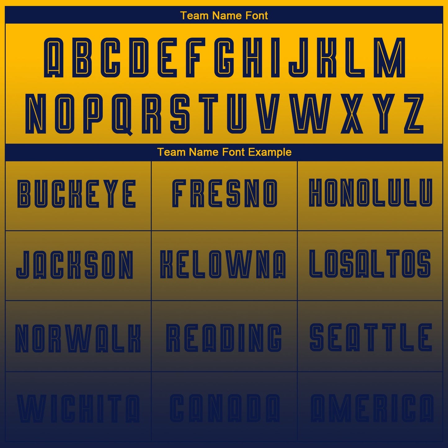 Custom Gold Navy Sublimation Long Sleeve Fade Fashion Soccer Uniform Jersey Limited