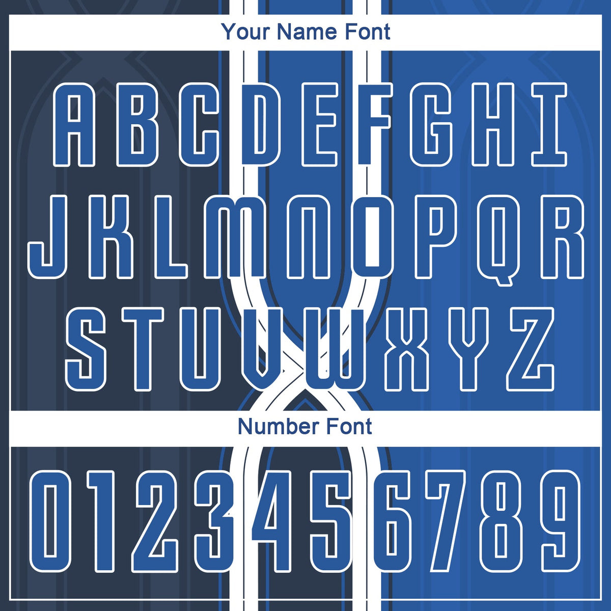 Custom Navy Royal-White Sublimation Soccer Uniform Jersey Limited