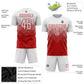 Custom Red White Sublimation Soccer Uniform Jersey Limited