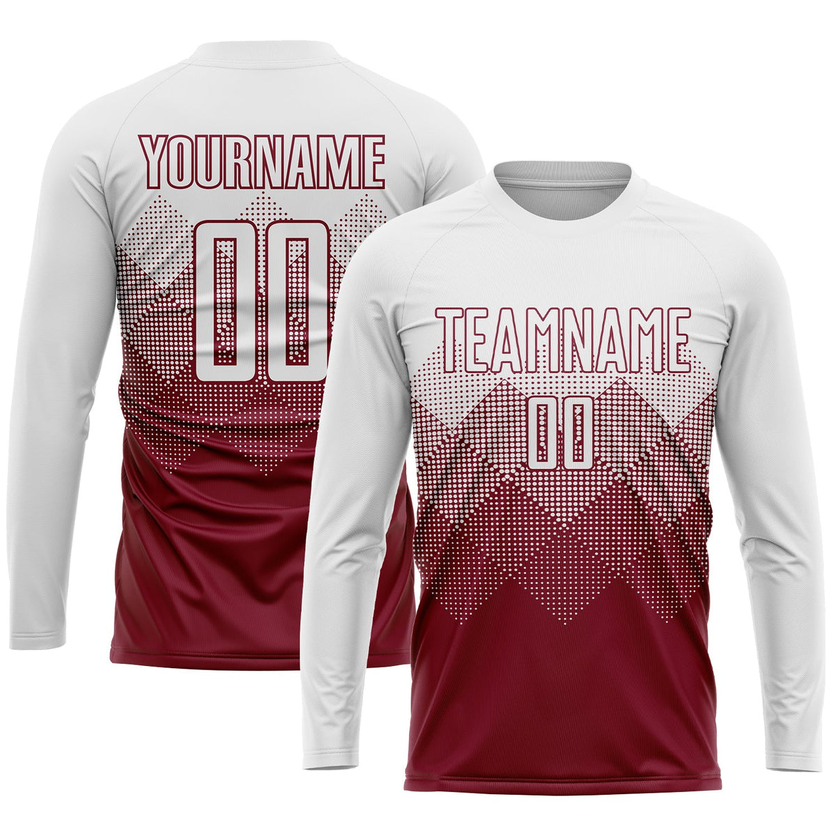 Custom Crimson White Sublimation Soccer Uniform Jersey Limited