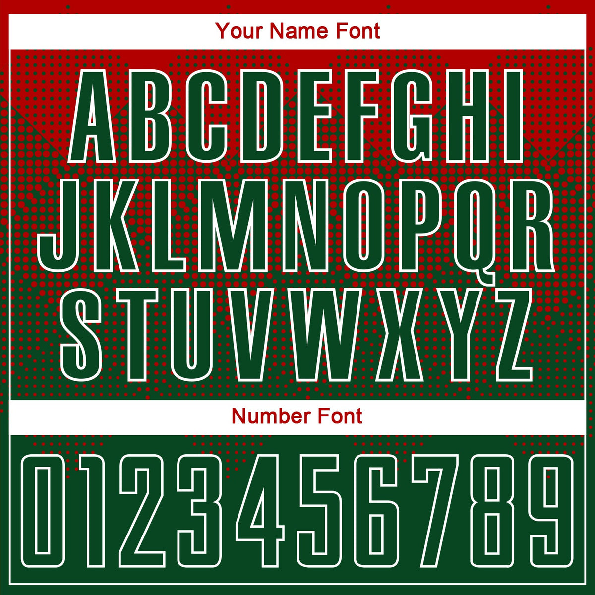 Custom Red Green-White Sublimation Soccer Uniform Jersey Limited