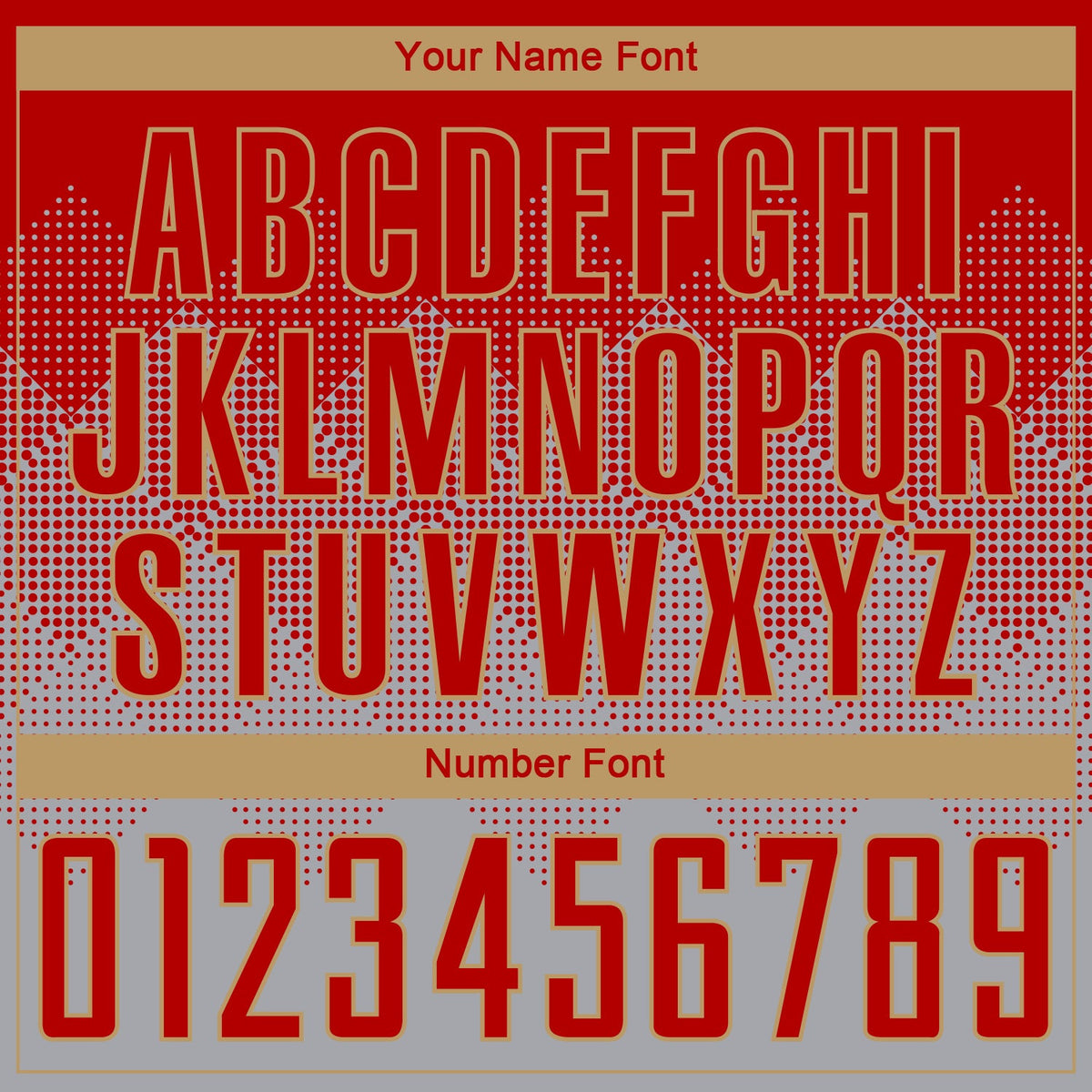 Custom Gray Red-Old Gold Sublimation Soccer Uniform Jersey Limited