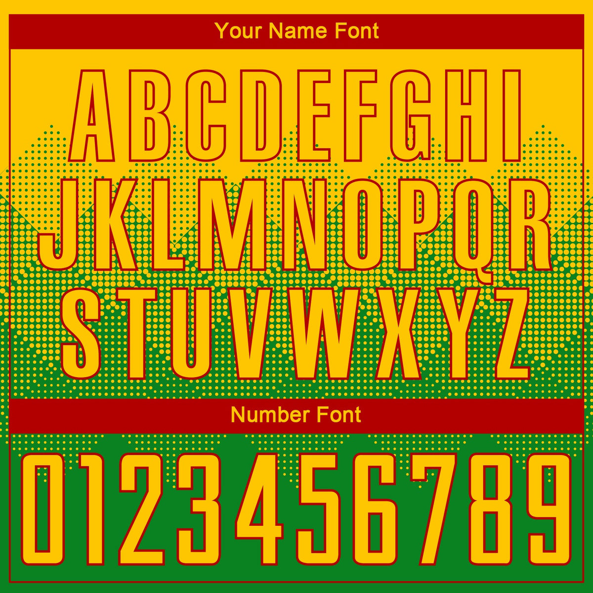 Custom Grass Green Gold-Red Sublimation Soccer Uniform Jersey Limited