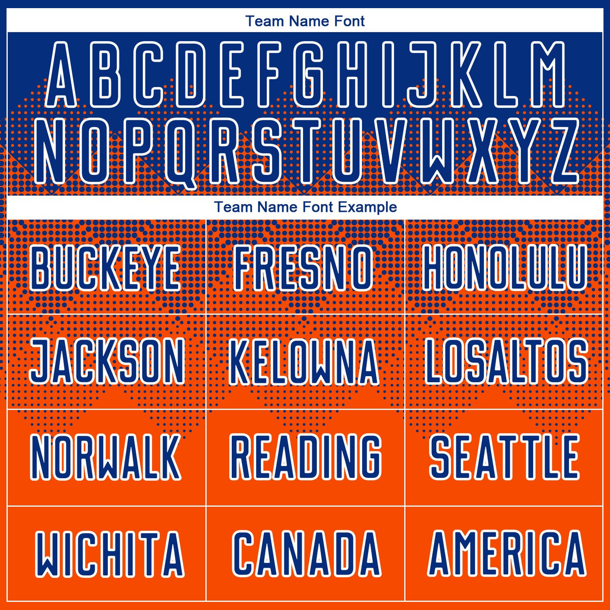 Custom Orange Royal-White Sublimation Soccer Uniform Jersey Limited