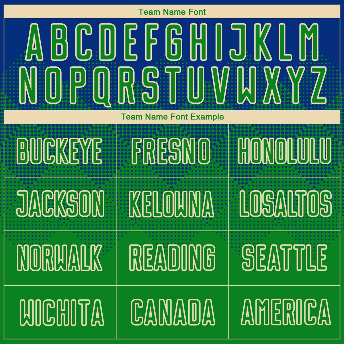 Custom Royal Keely Green-Cream Sublimation Soccer Uniform Jersey Limited