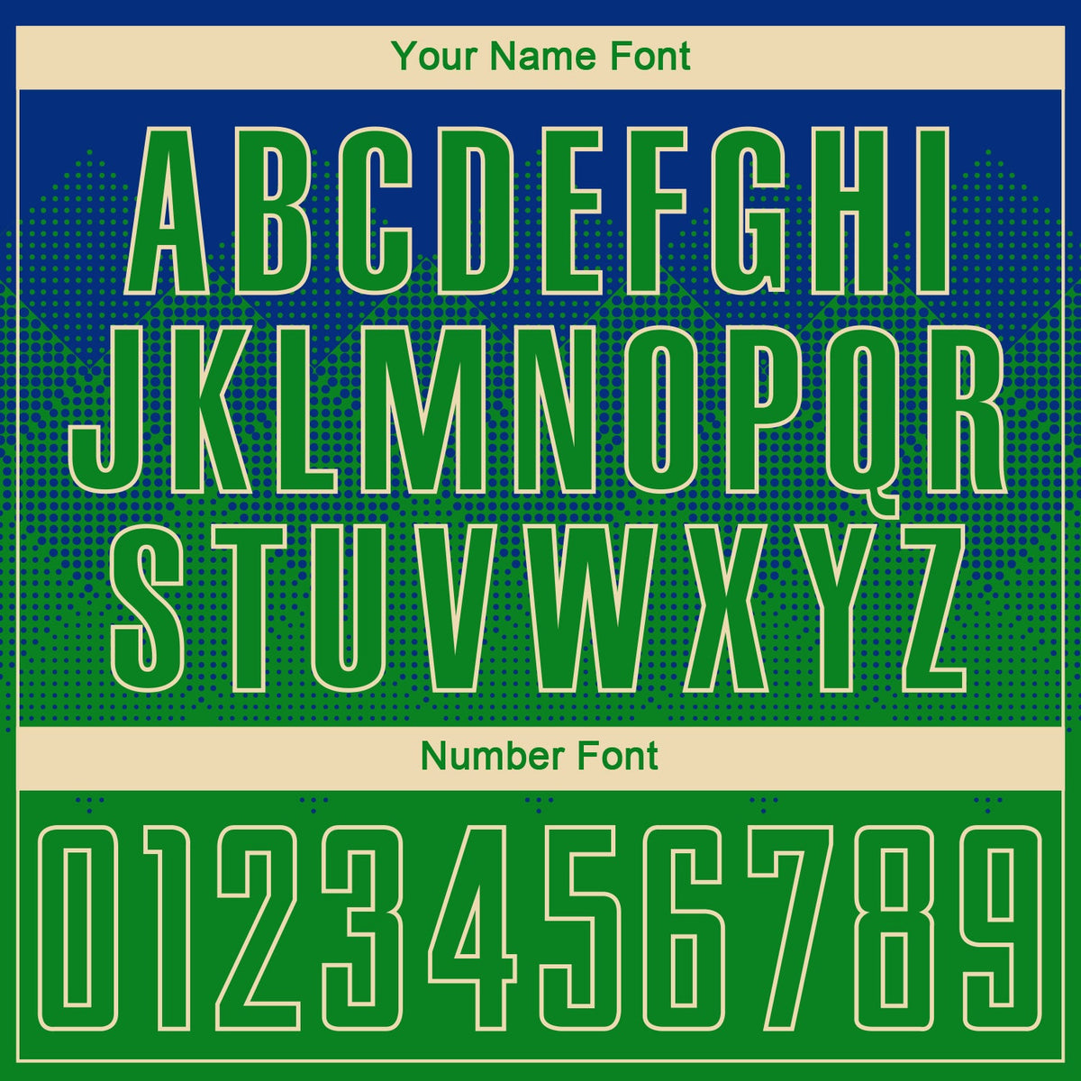 Custom Royal Keely Green-Cream Sublimation Soccer Uniform Jersey Limited