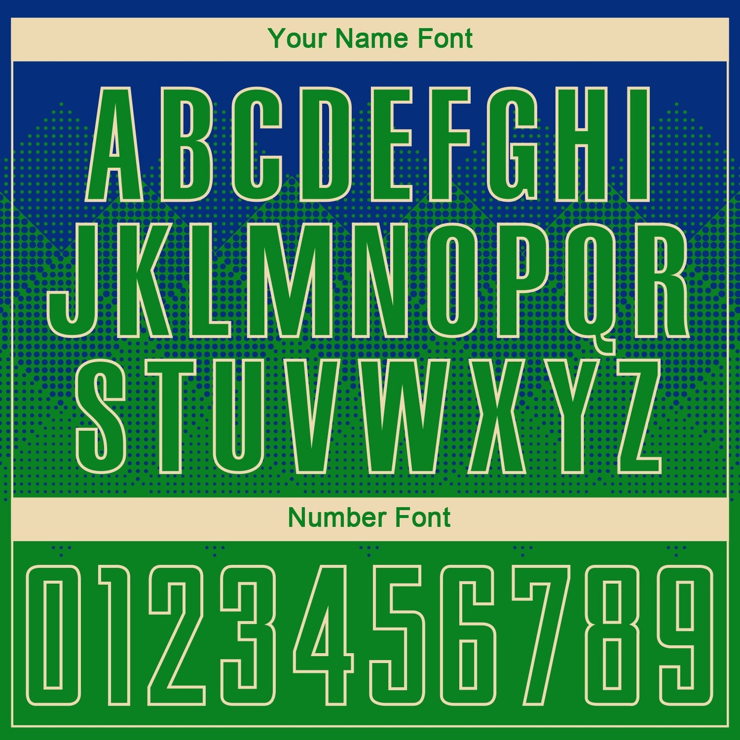 Custom Royal Keely Green-Cream Sublimation Soccer Uniform Jersey Limited