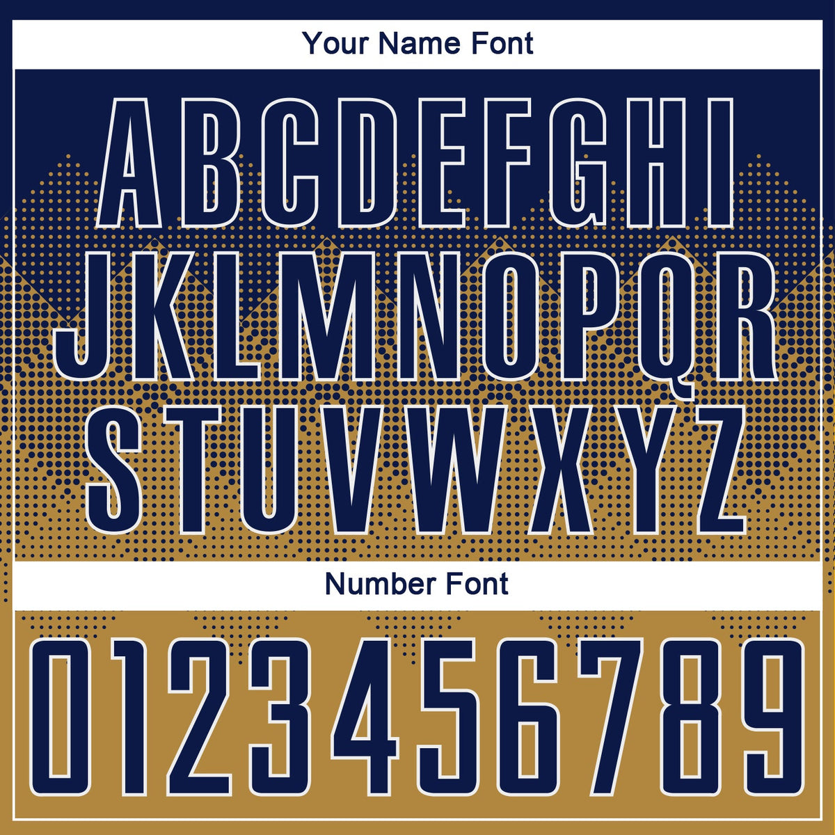 Custom Old Gold Navy-White Sublimation Soccer Uniform Jersey Limited