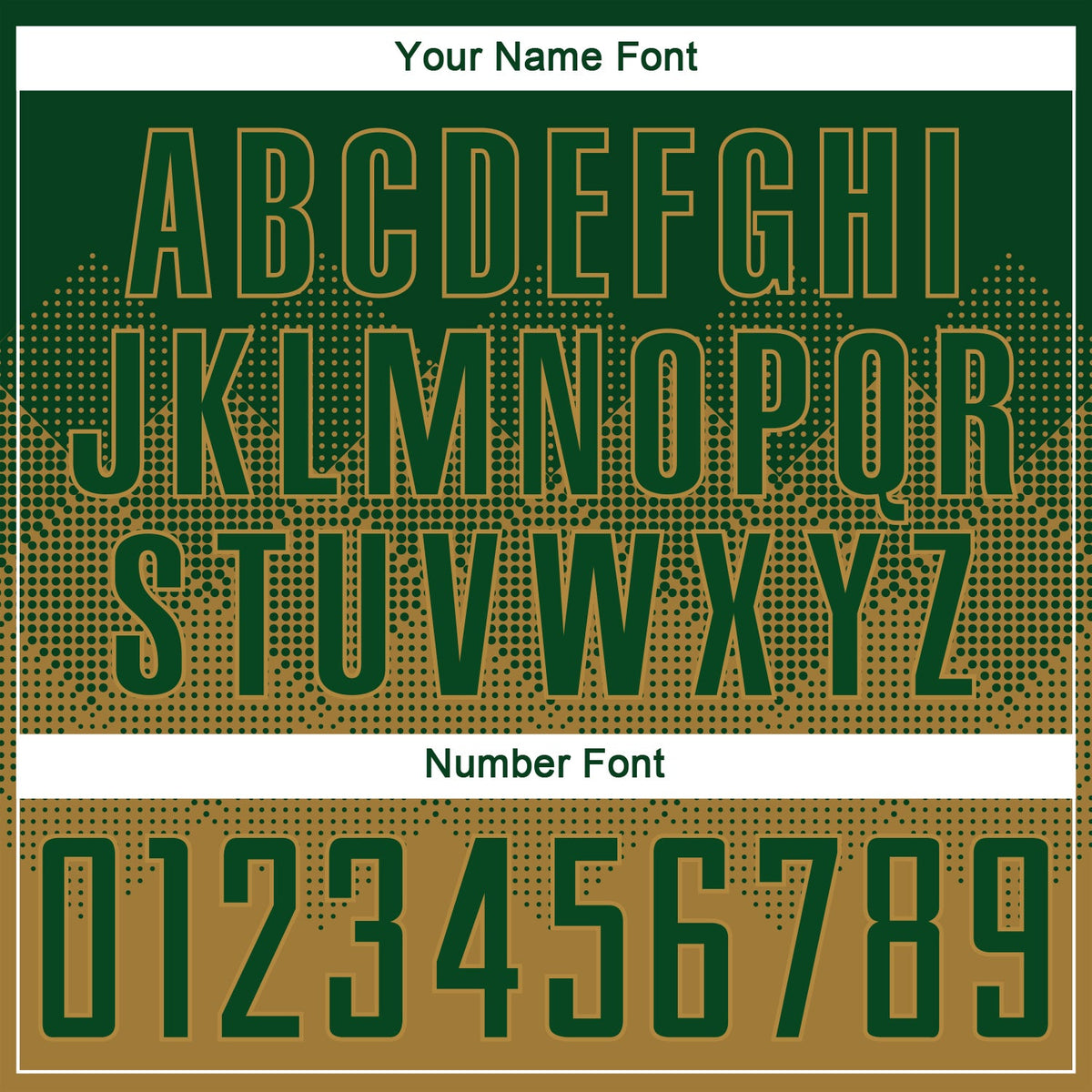 Custom Old Gold Green Sublimation Soccer Uniform Jersey Limited