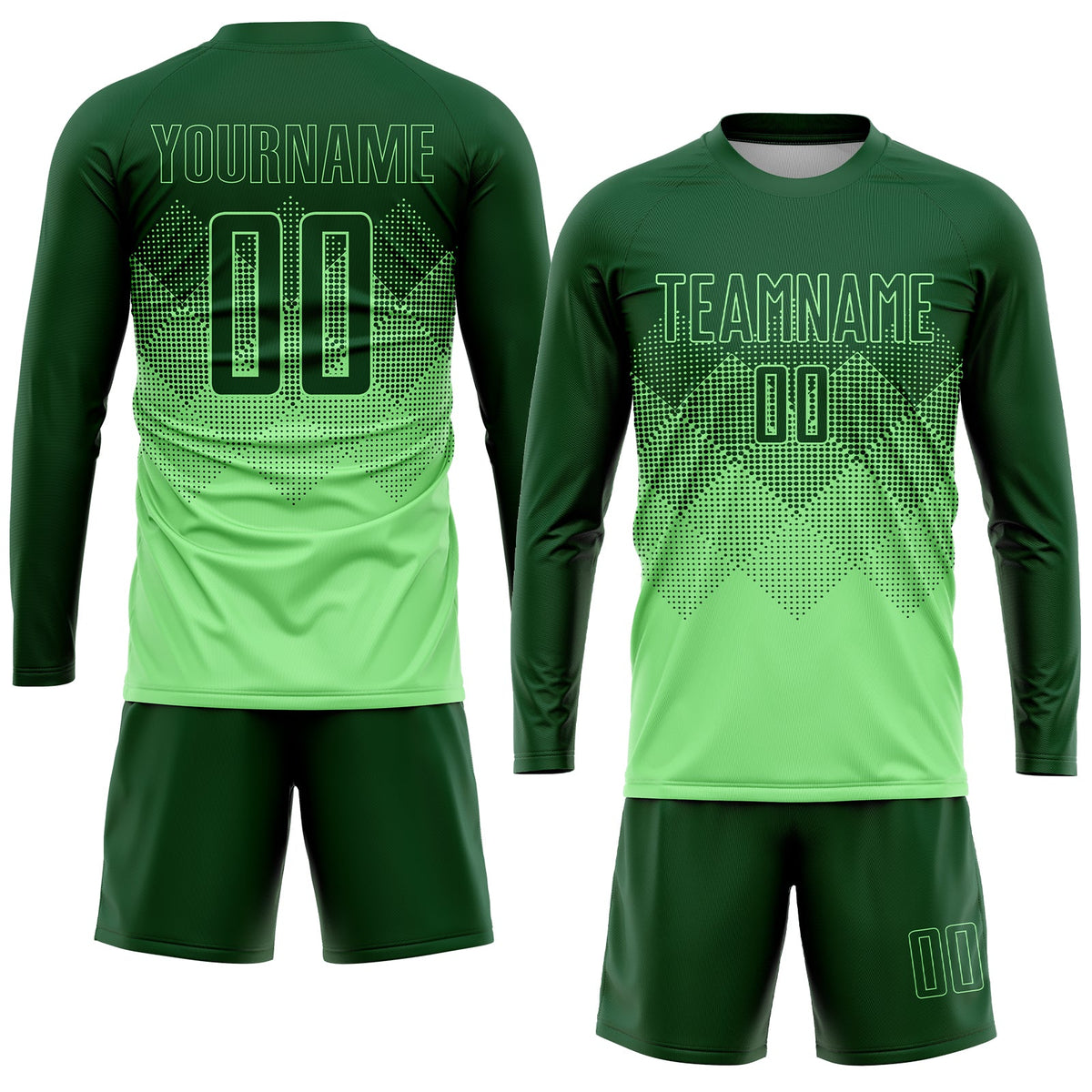 Custom Pea Green Green Sublimation Soccer Uniform Jersey Limited