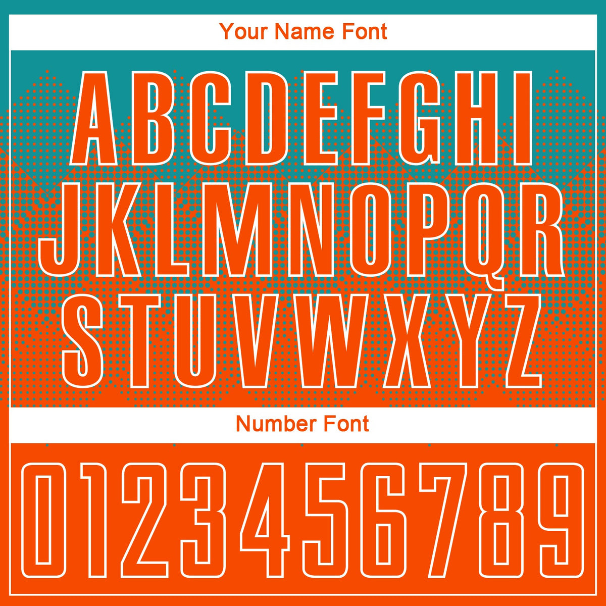 Custom Teal Orange-White Sublimation Soccer Uniform Jersey Limited