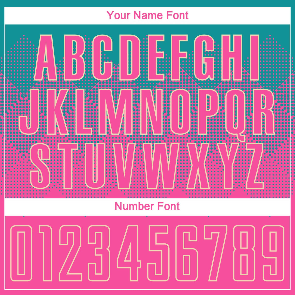 Custom Teal Pink-Cream Sublimation Soccer Uniform Jersey Limited