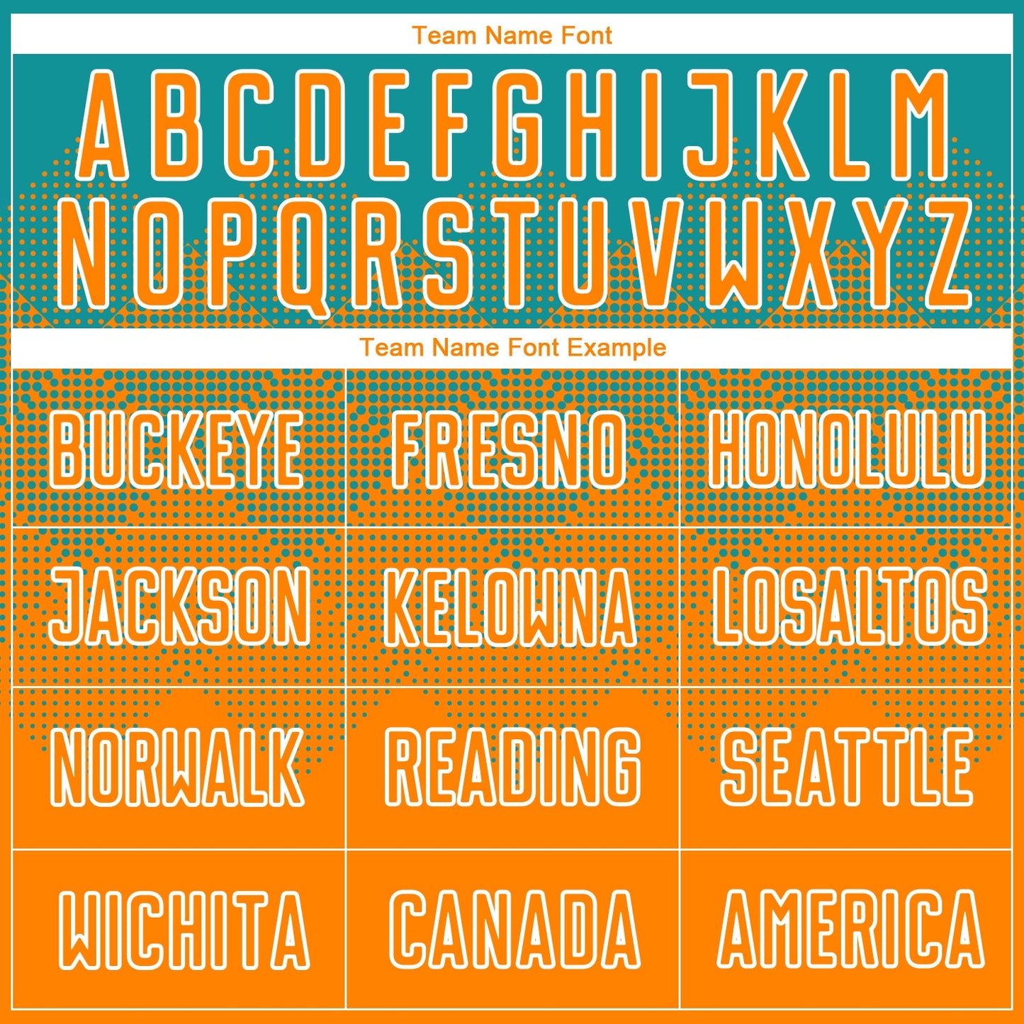 Custom Teal Bay Orange-White Sublimation Soccer Uniform Jersey Limited