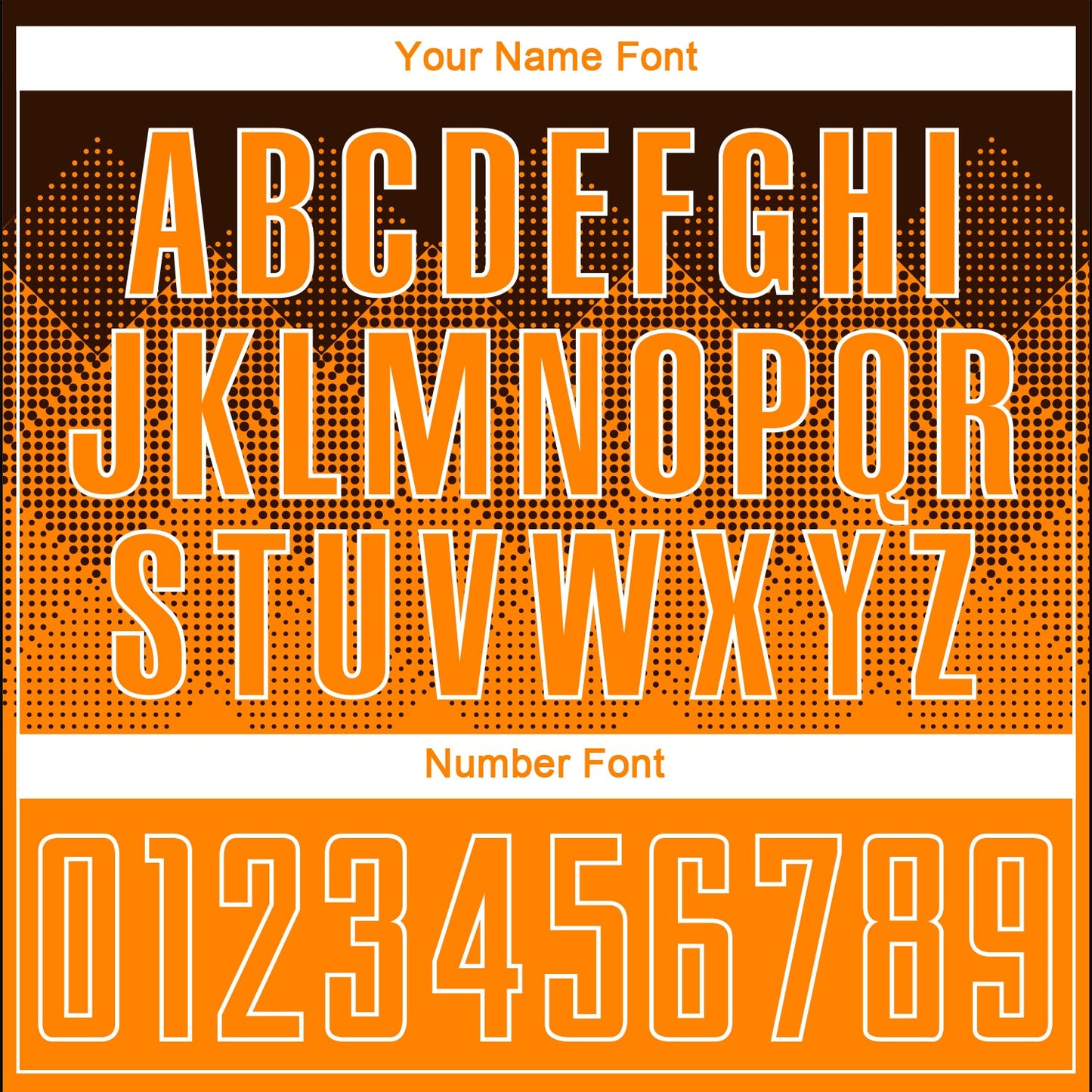 Custom Brown Bay Orange-White Sublimation Soccer Uniform Jersey Limited