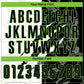 Custom Graffiti Pattern Black-Neon Green Scratch Sublimation Soccer Uniform Jersey Limited