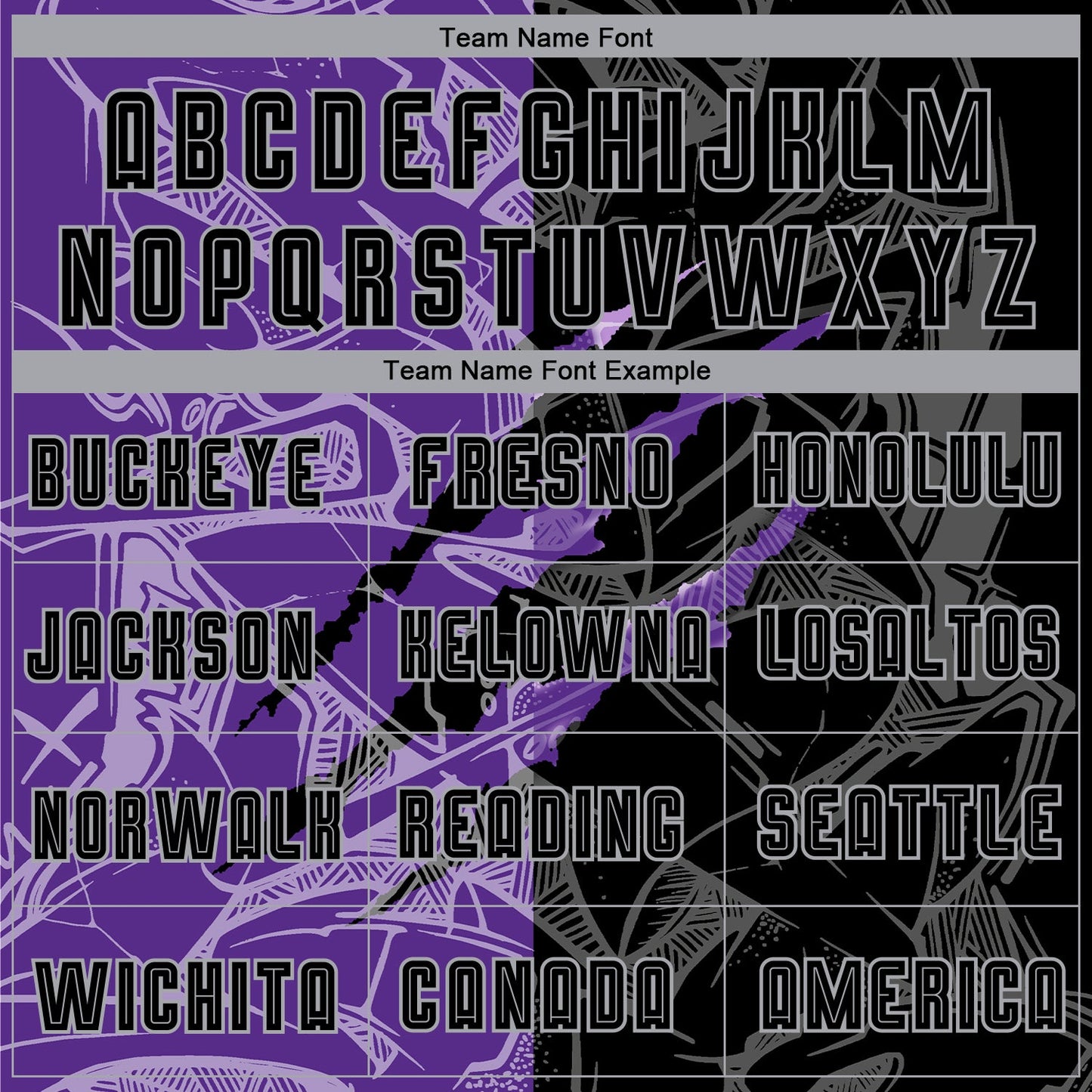 Custom Graffiti Pattern Black Purple-Gray Scratch Sublimation Soccer Uniform Jersey Limited