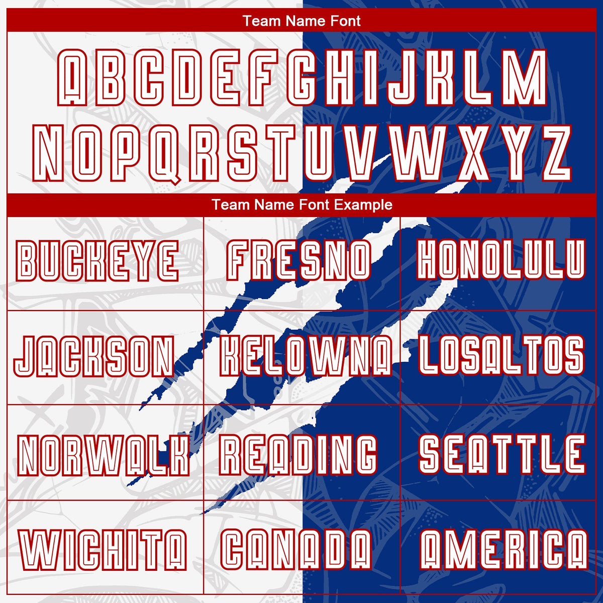 Custom Graffiti Pattern White Royal-Red Scratch Sublimation Soccer Uniform Jersey Limited