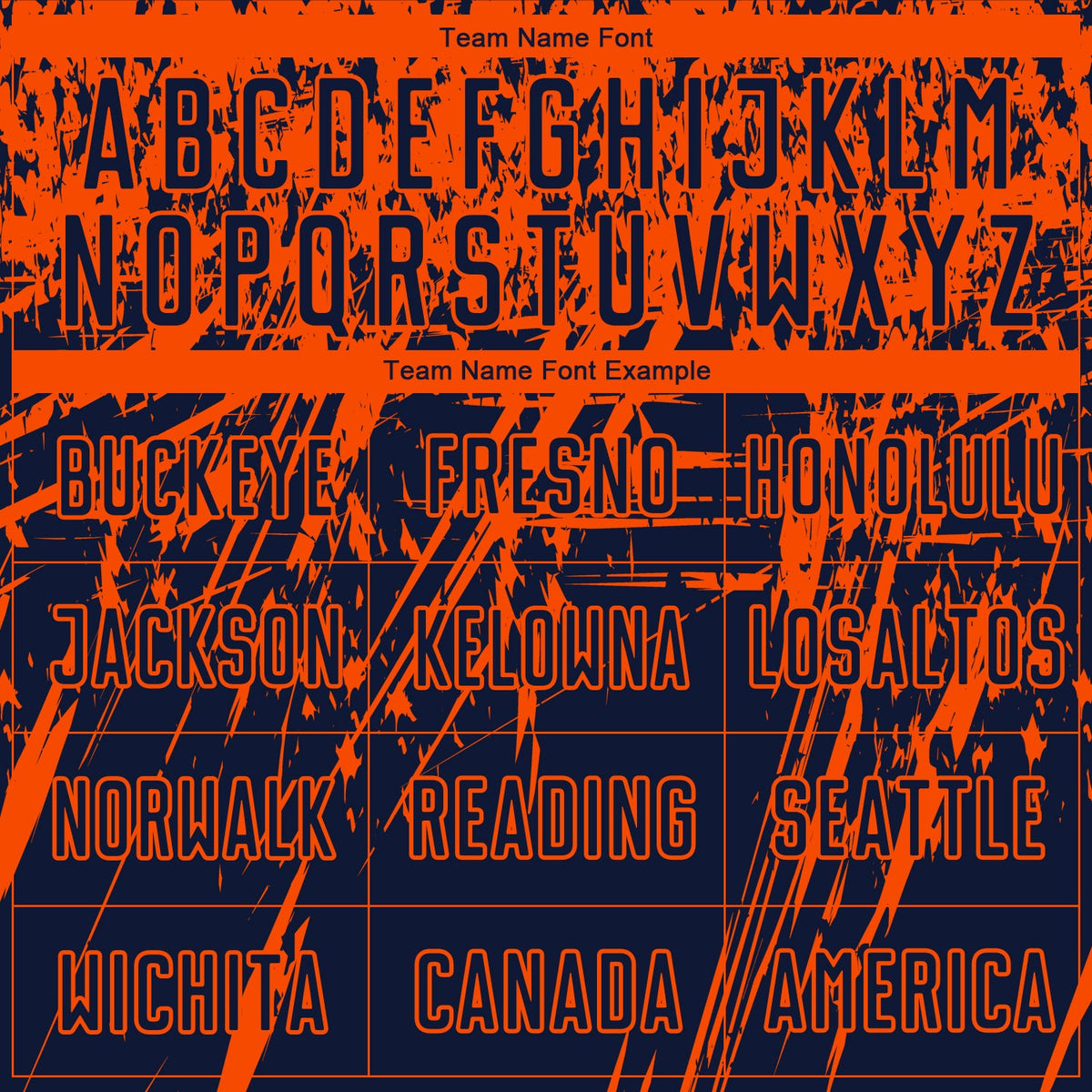 Custom Navy Orange Sublimation Soccer Uniform Jersey Limited