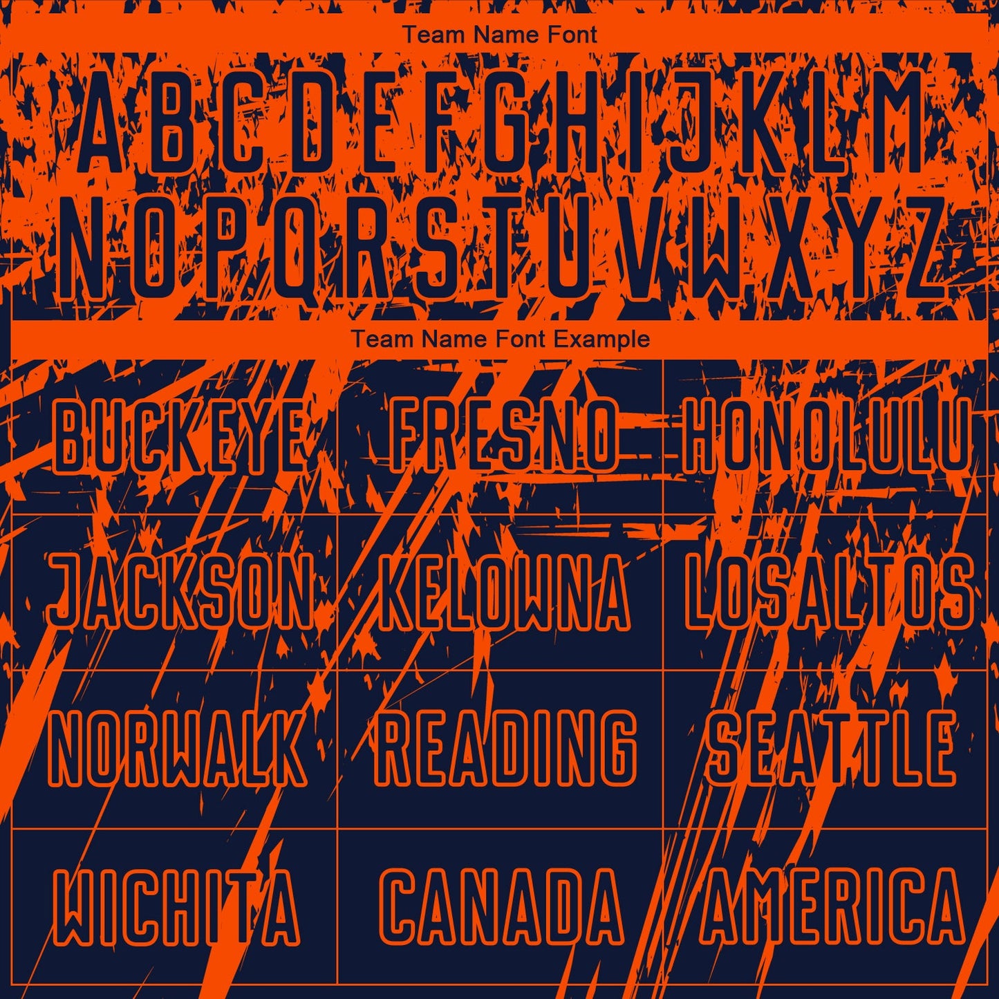 Custom Navy Orange Sublimation Soccer Uniform Jersey Limited